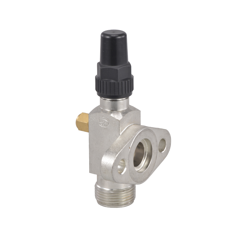 Refrigeration Valve with an Oval Flange